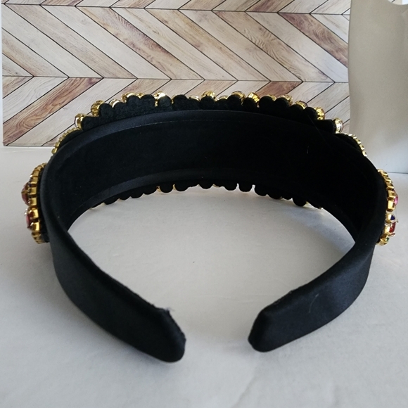 Multi Color Statement Crystal Rhinestone Headband NEW - Picture 6 of 7